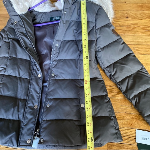 Ralph Lauren Faux-Fur Hooded Puffer Coat - Picture 13 of 14
